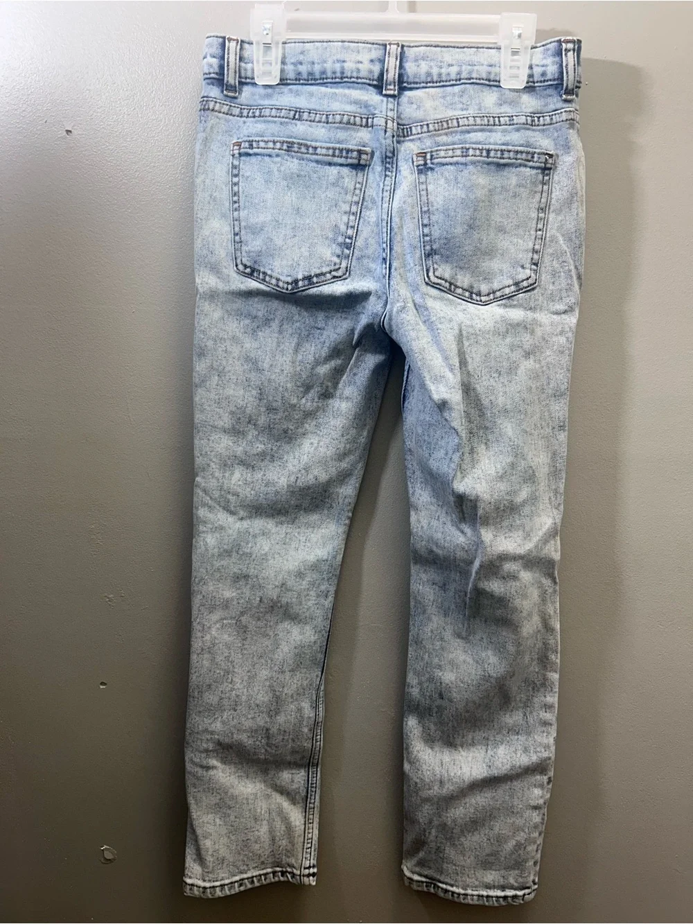 wonder nation Light Acid Wash Straight Leg Jeans